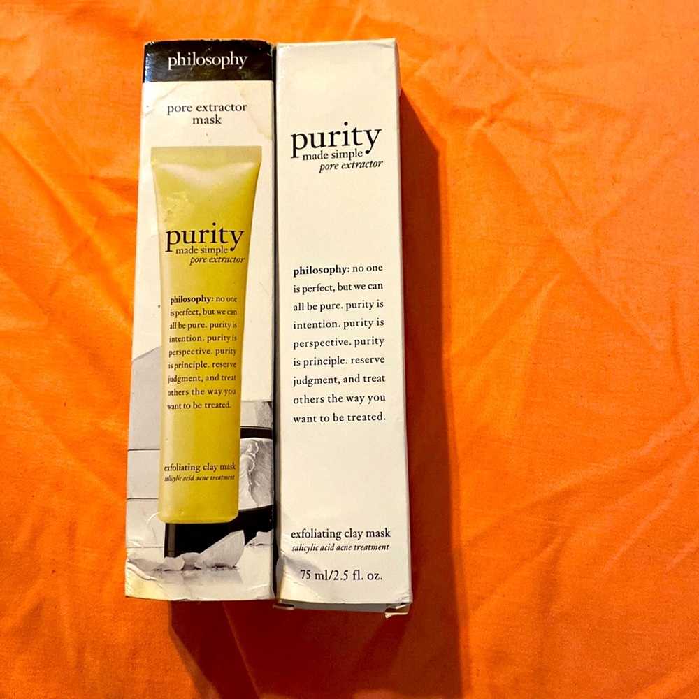 Philosophy pore extractor clay mask
purity made simple